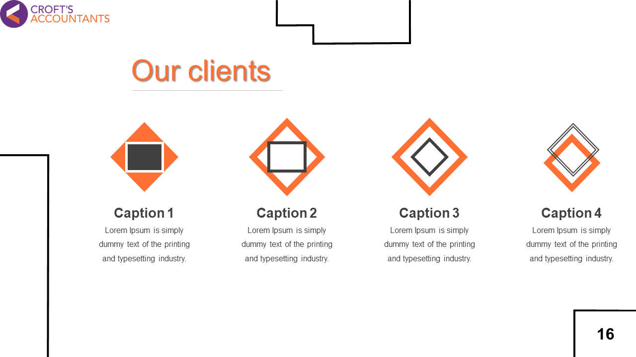 Our clients presentation template